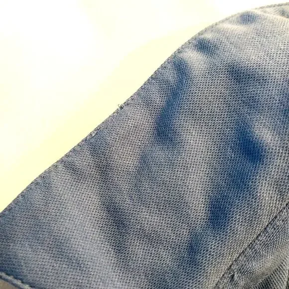 J. Jill Button Up Tunic Top Womens Size Medium Blue Preppy Casual Career - Picture 15 of 15